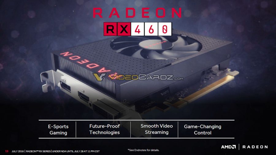 AMD Radeon RX 460 (витрина)