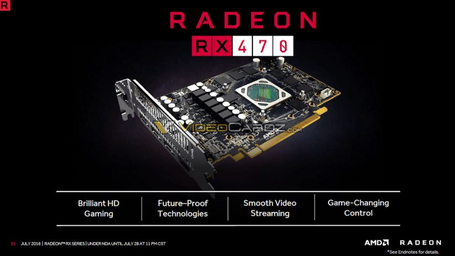 AMD Radeon RX 470 (витрина)