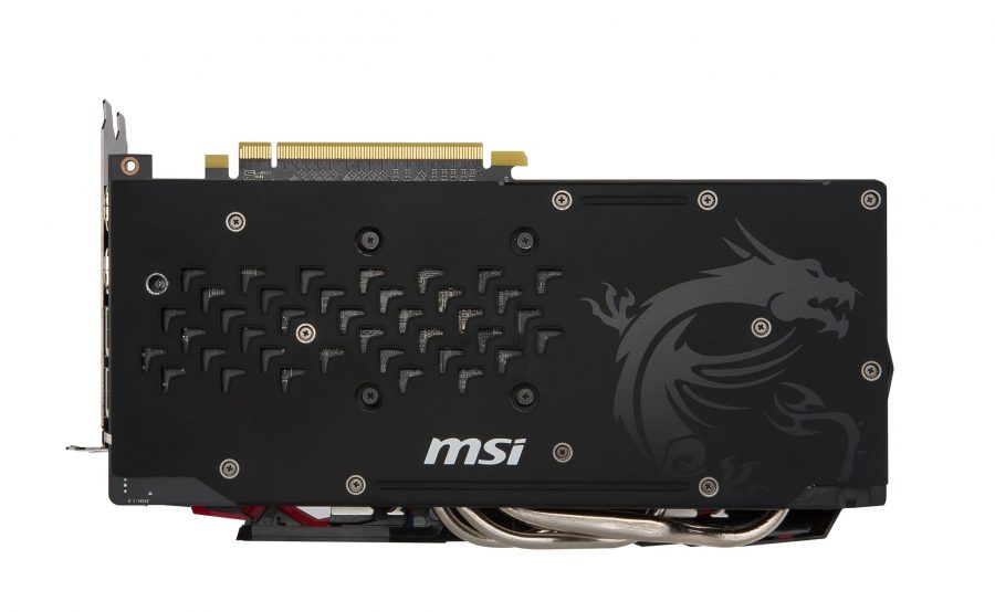MSI Radeon RX 480 backplate