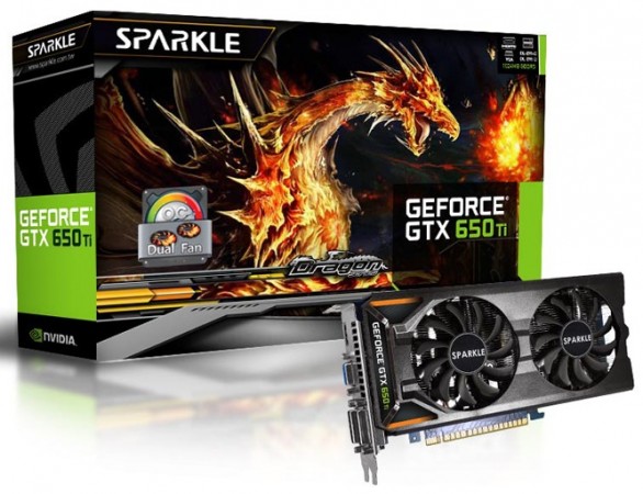 Sparkle GeForce GTX 650Ti OC DualFan