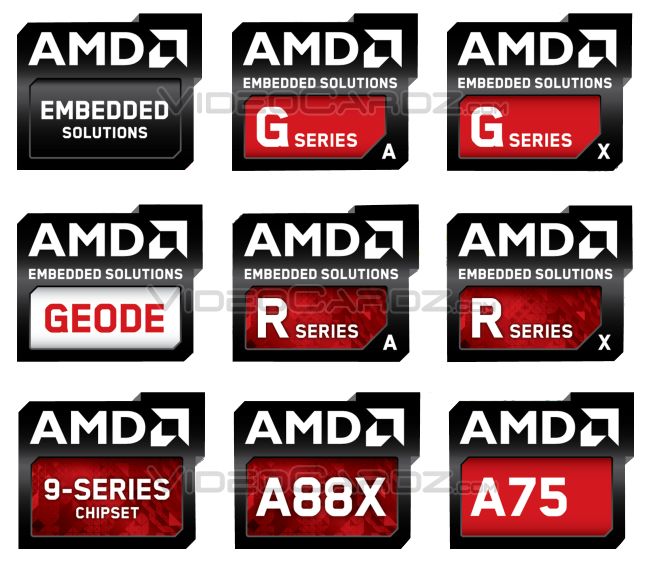AMD 2013 Logos