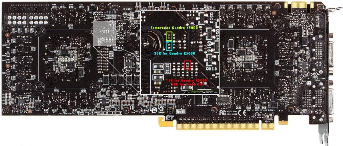 GeForce GTX 690 Into Quadro K5000