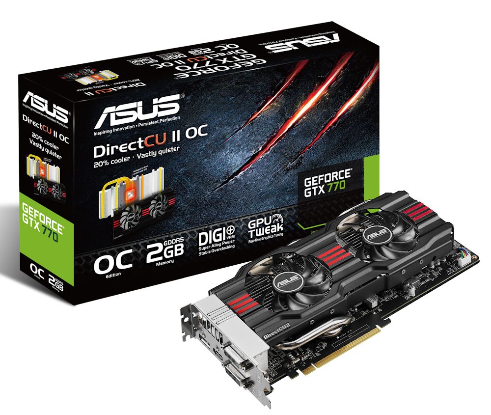 ASUS Announces GeForce GTX 770 II Cards