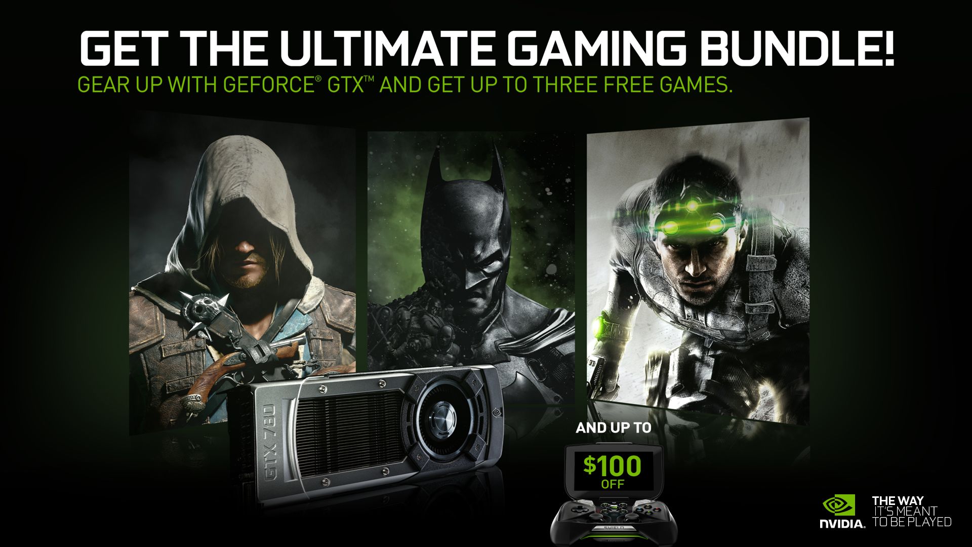 NVIDIA announces GeForce GTX Holiday Bundle