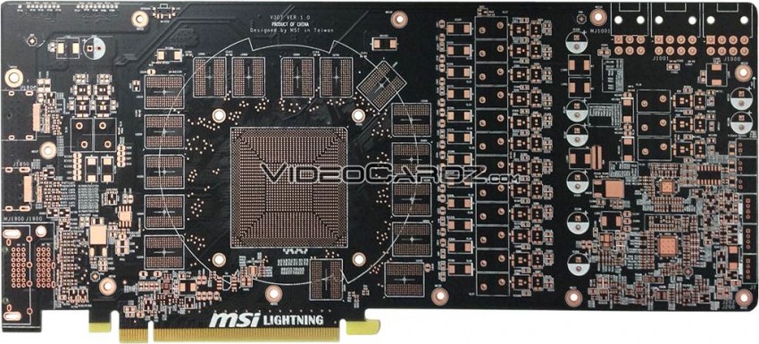 MSI Radeon R9 290X Lightning PCB front