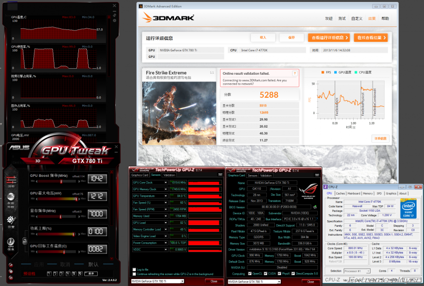 NVIDIA GeForce GTX 780 TI 3DMark Fire Strike OC Extreme