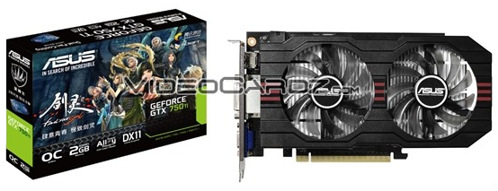 ASUS GeForce GTX 750 Ti Chinese