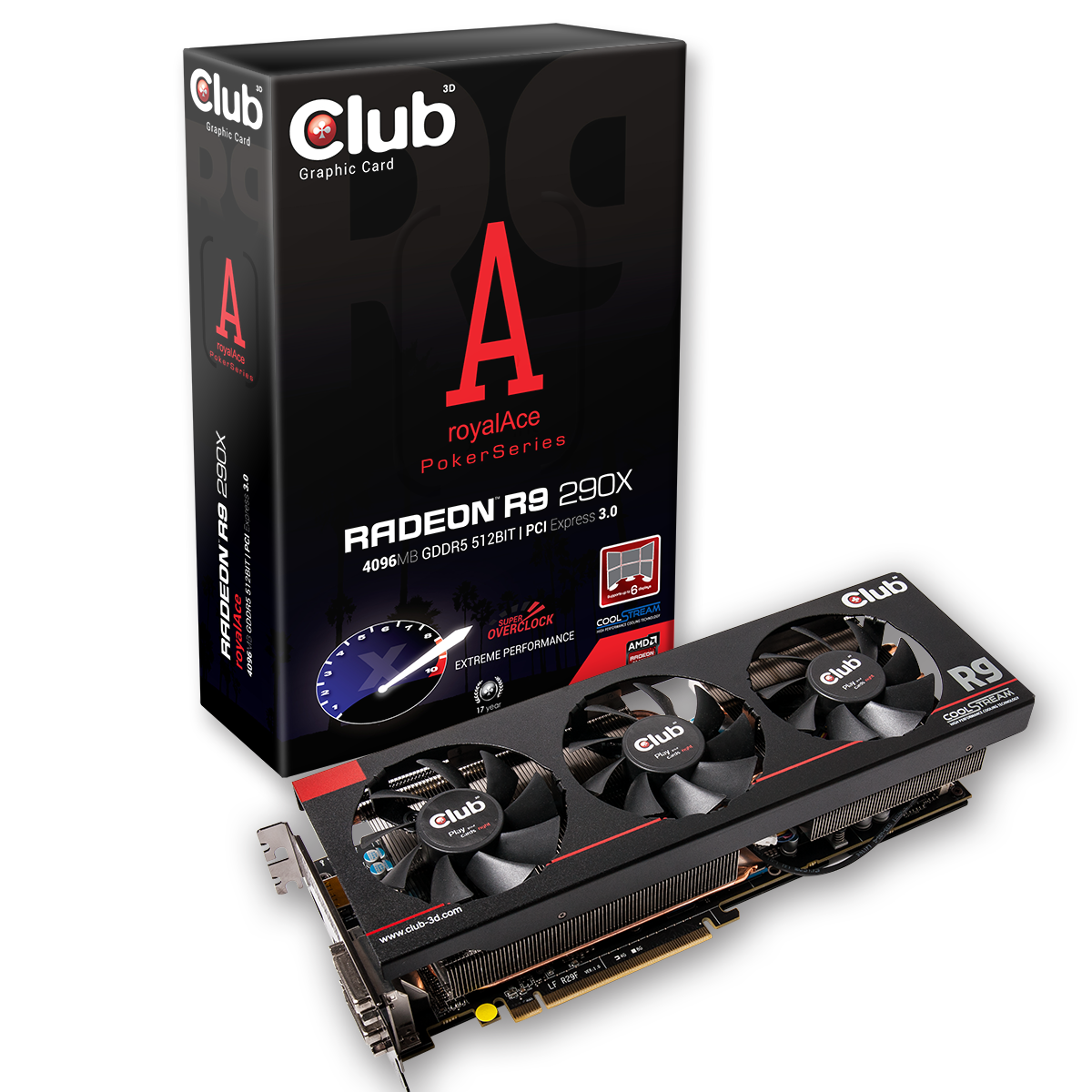 Club 3d Launches Radeon R9 290 X Royalaces Videocardz Com