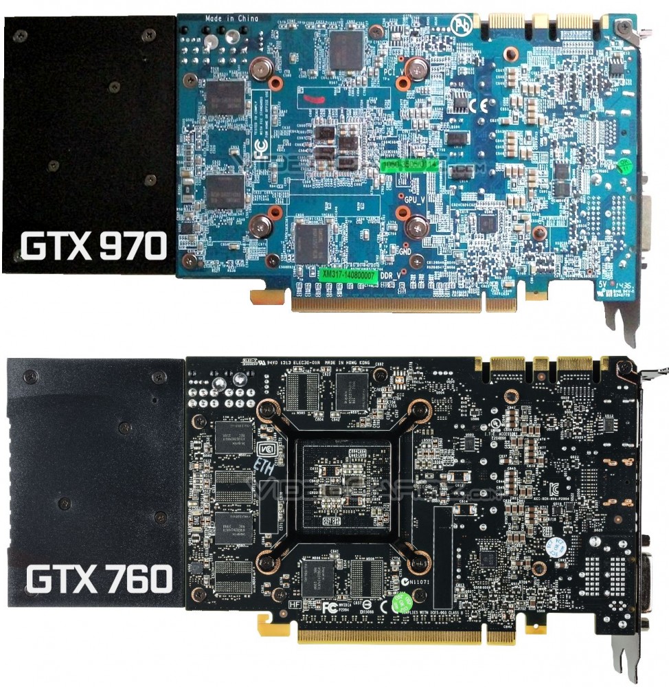 GeForce GTX 970 vs GTX 760