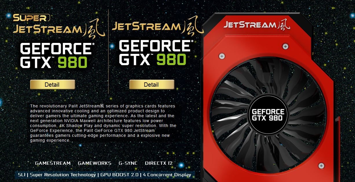 Palit reveals Geforce GTX 980 (Super) JetStream | VideoCardz.com