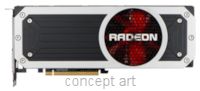 Radeon R9 380 concept flat