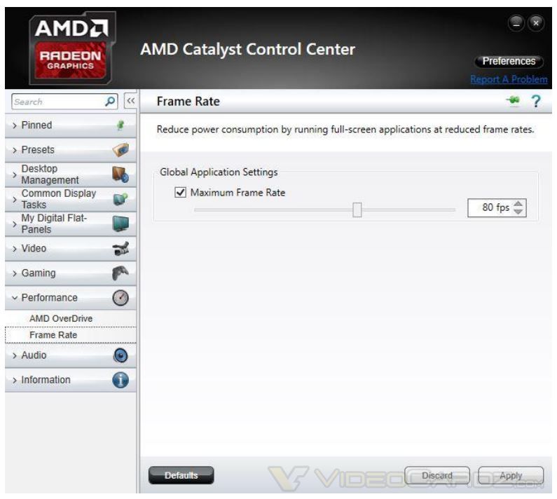 AMD Fury X Catalyst Control Center
