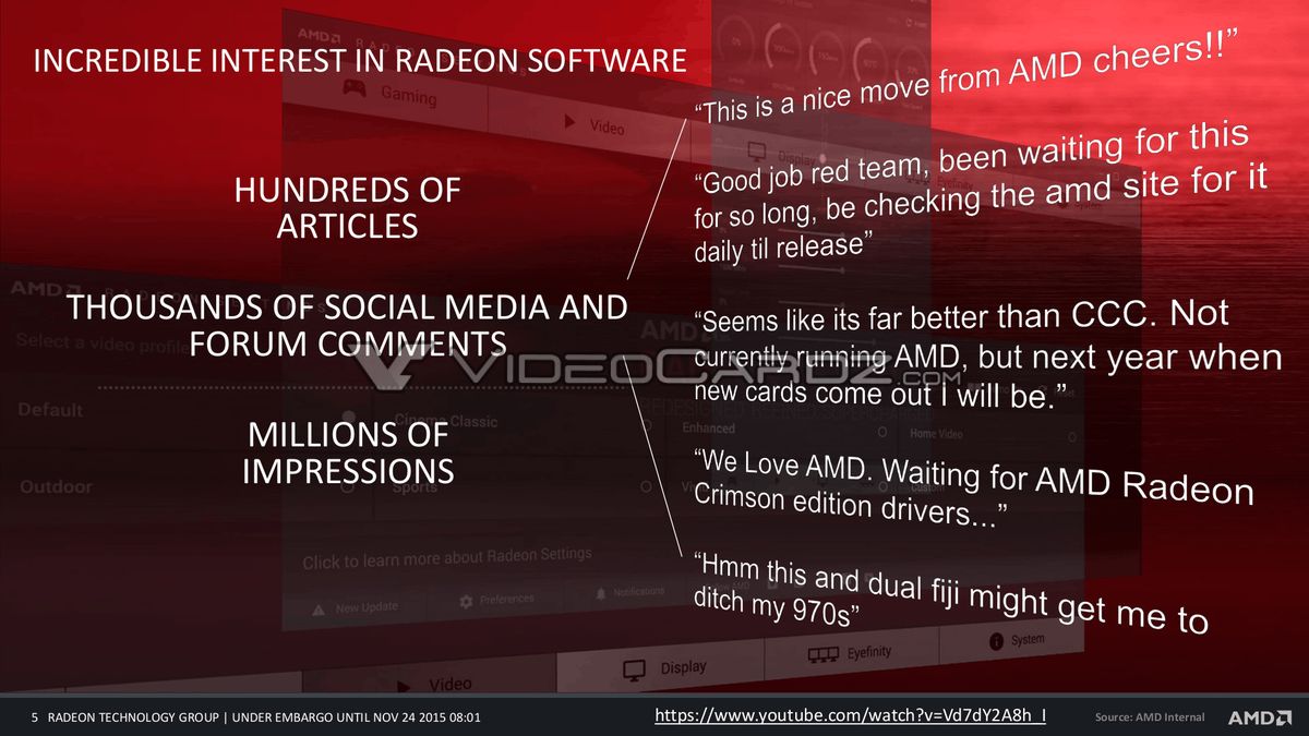 width Emotion Guinness AMD launches Radeon Software 'Crimson' Driver | VideoCardz.com