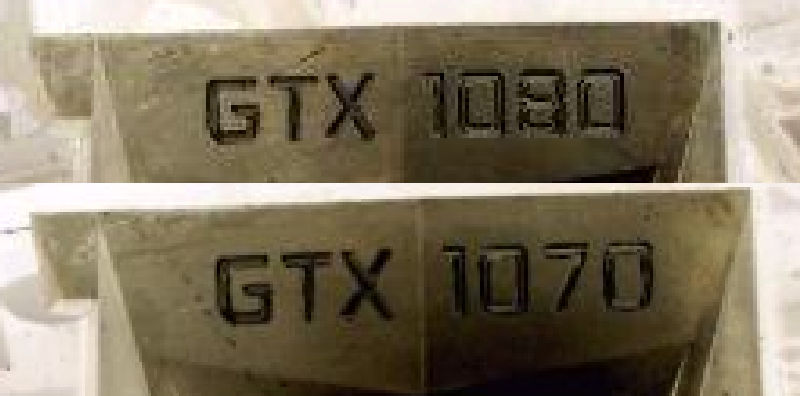 NVIDIA GeForce GTX 1080 and GTX 1070 logo