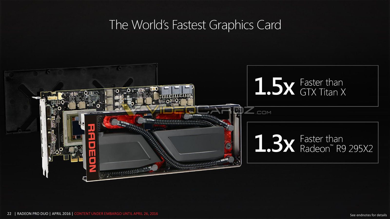 AMD Radeon Pro Duo press deck leaked 