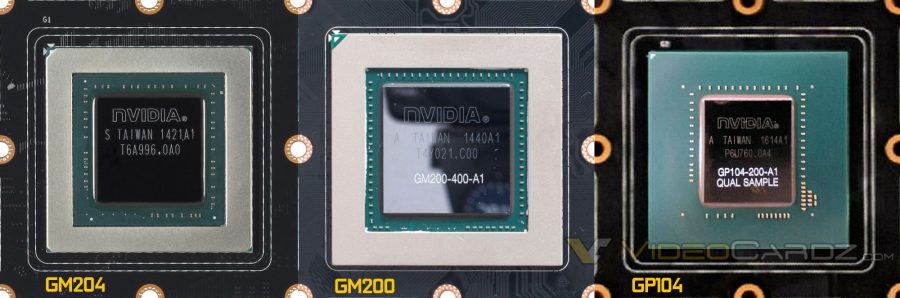 NVIDIA Pascal GP104 vs GM200 vs GM204 GPU Comparison