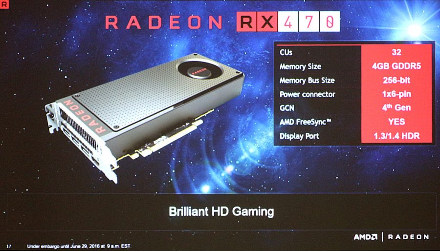 AMD Radeon RX 470 Specifications
