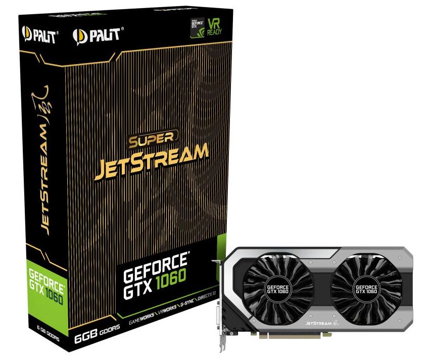 Palit released GeForce GTX 1060 JetStream Series
