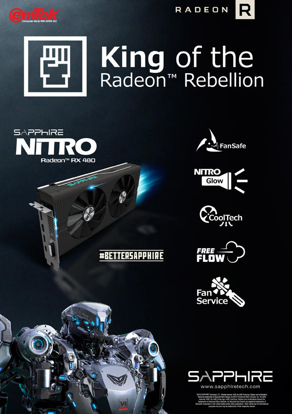 Sapphire Radeon RX 480 NITRO+