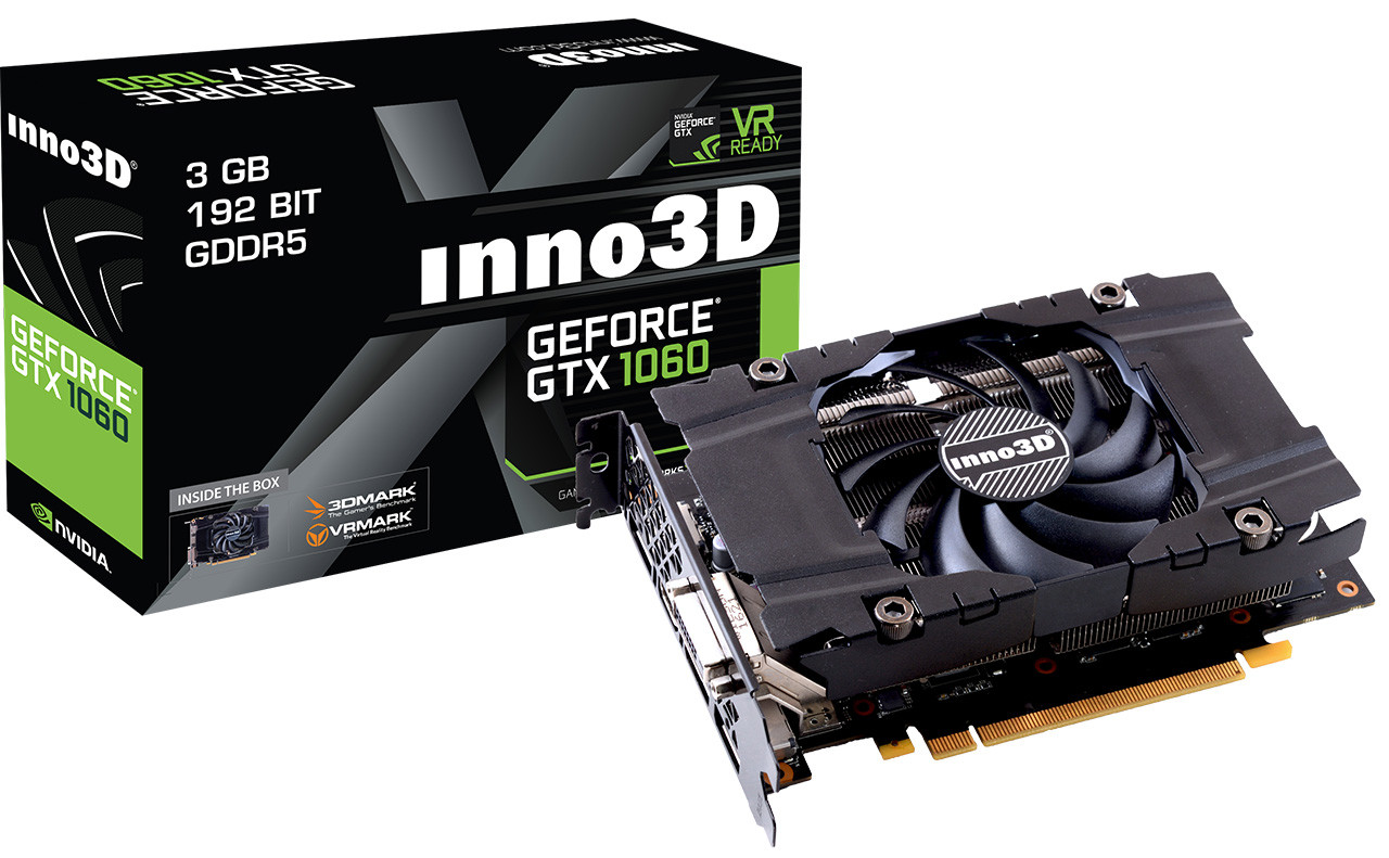 Inno3D announces GeForce GTX 1060 3GB | VideoCardz.com
