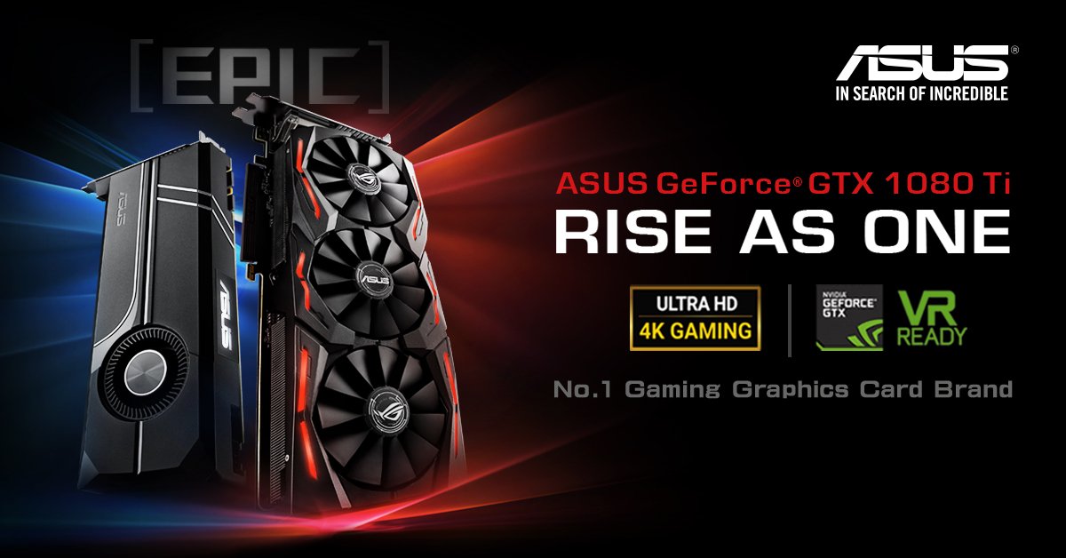 ASUS announces ROG STRIX GeForce GTX 1080 Ti and GTX 1080
