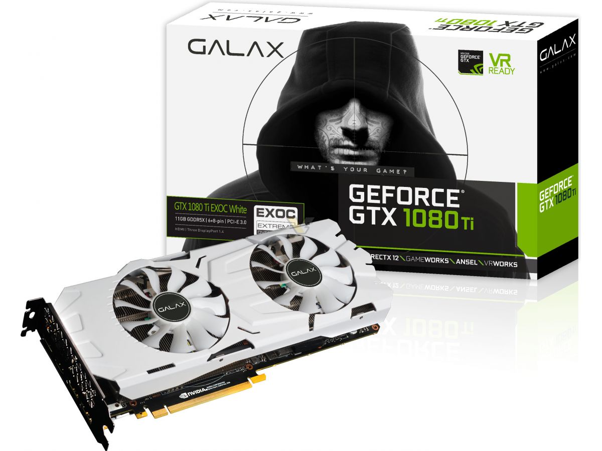 GALAX unleashes white edition of GeForce GTX 1080 Ti EXOC
