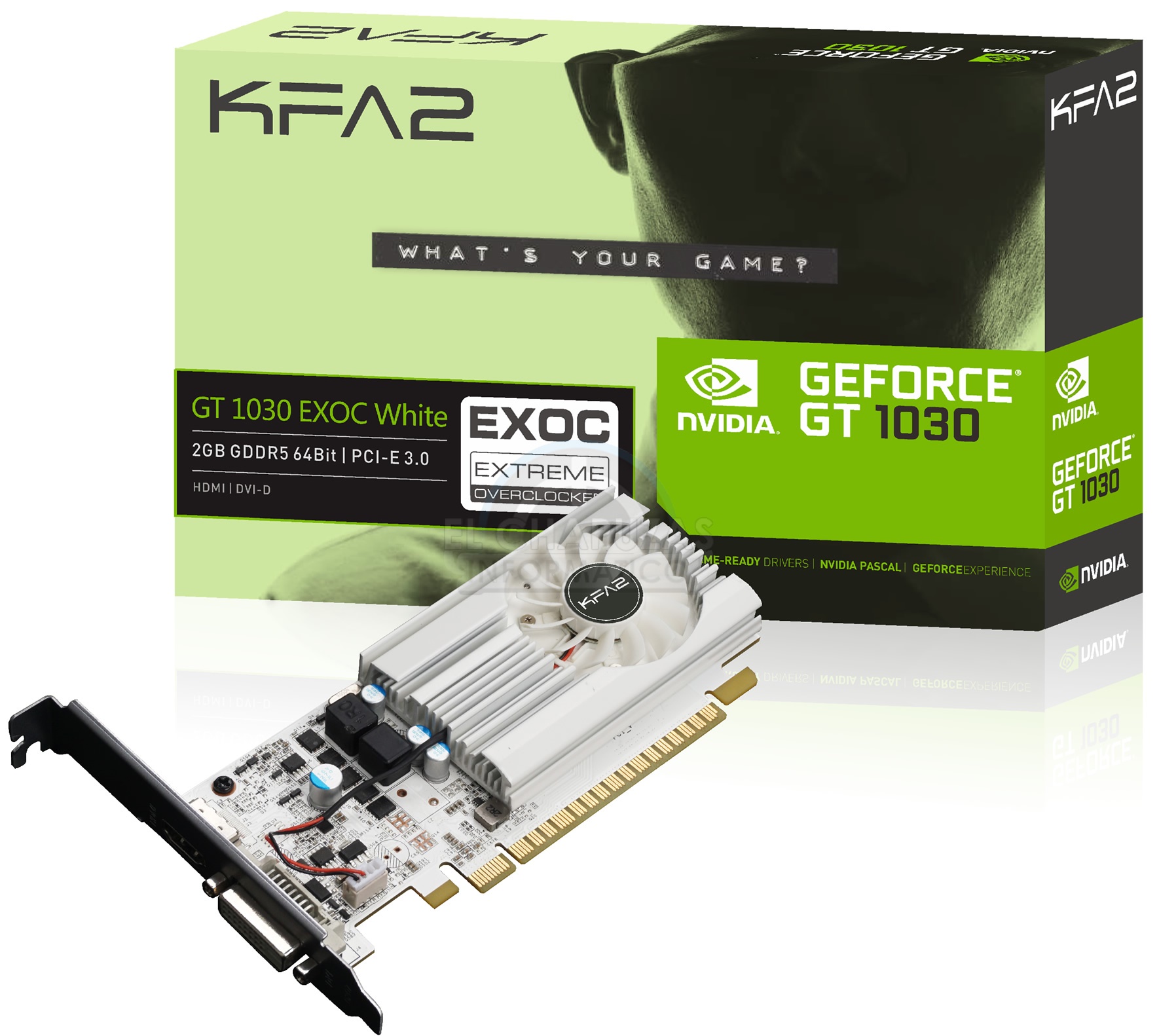 KFA2 GeForce GT 1030 EXOC White 