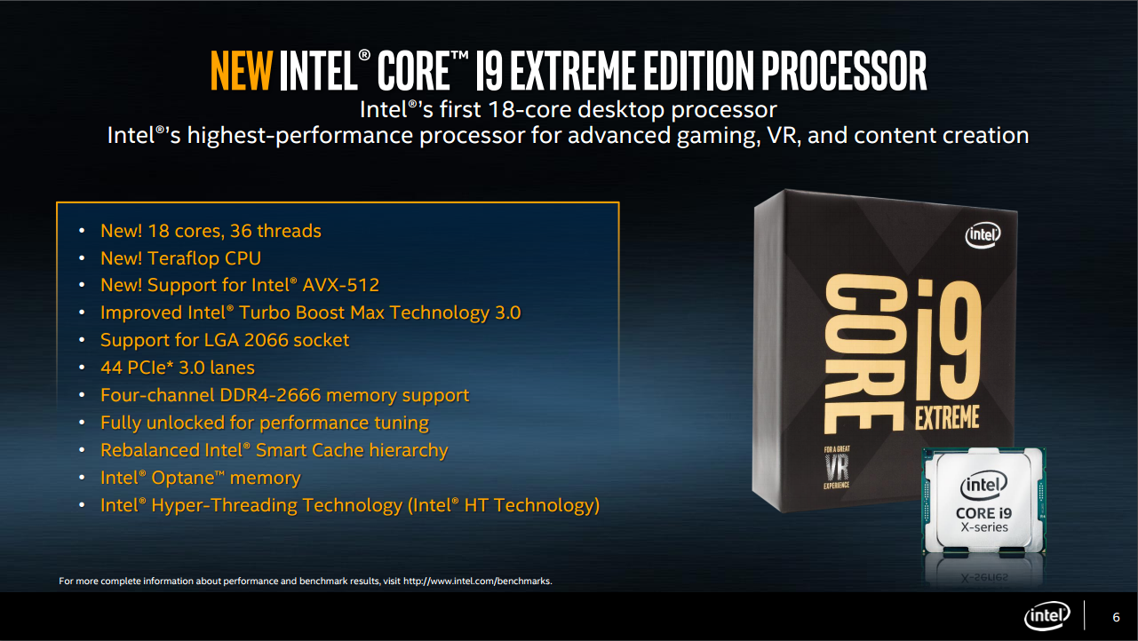 Intel Core i9-7980XE Extreme Edition 2.6GHz LGA2066 18-Core CPU/Processor  SR3RS – Garland Computers
