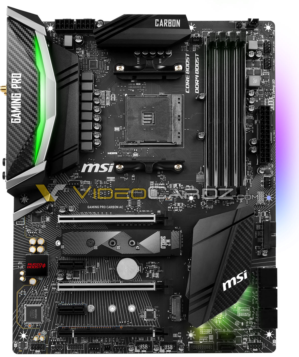 Beforehand Antagonism North America MSI X470 Gaming Pro Carbon AC motherboard leaked | VideoCardz.com