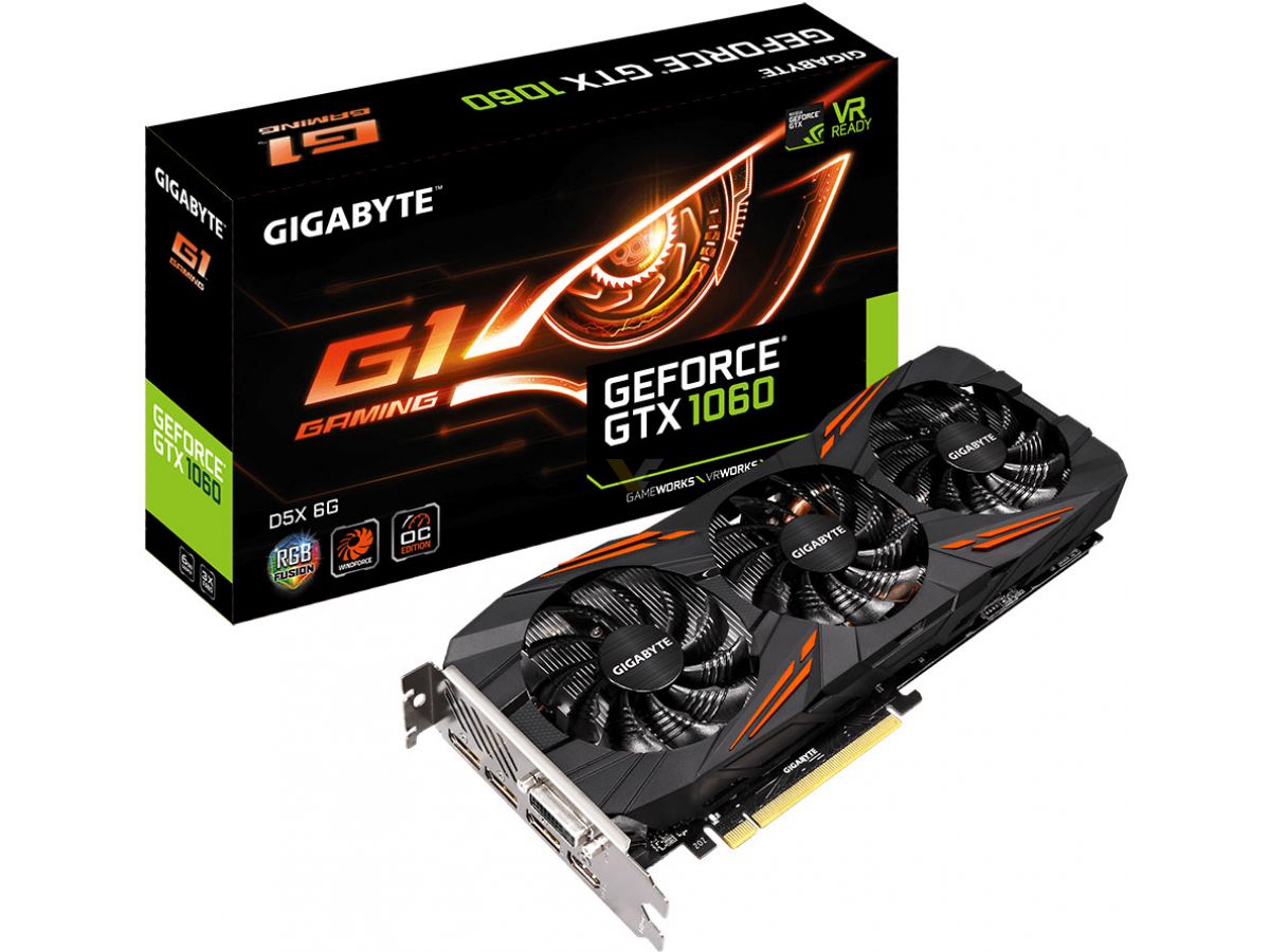 Gigabyte launches GeForce GTX 1060 G1 