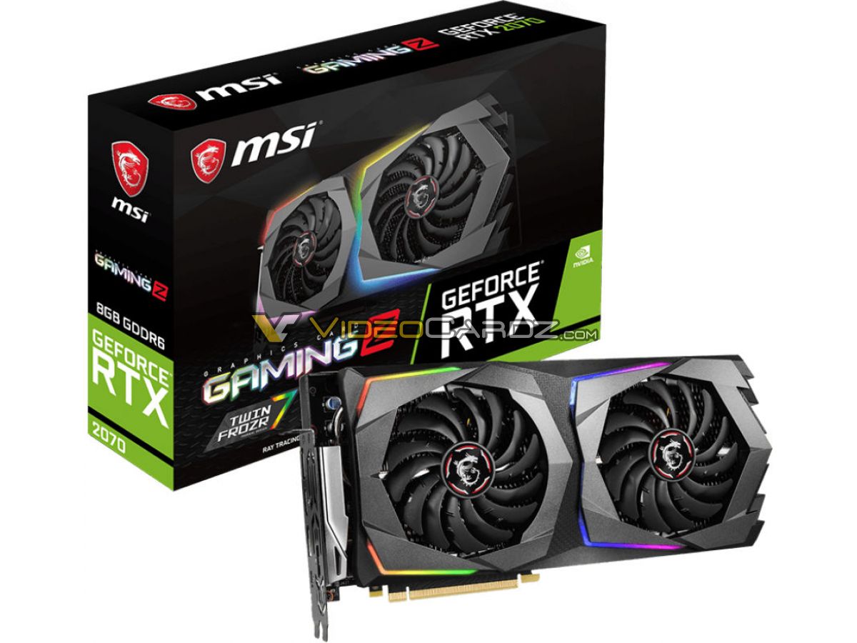 MSI GeForce RTX 2070 GAMING, ARMOR 