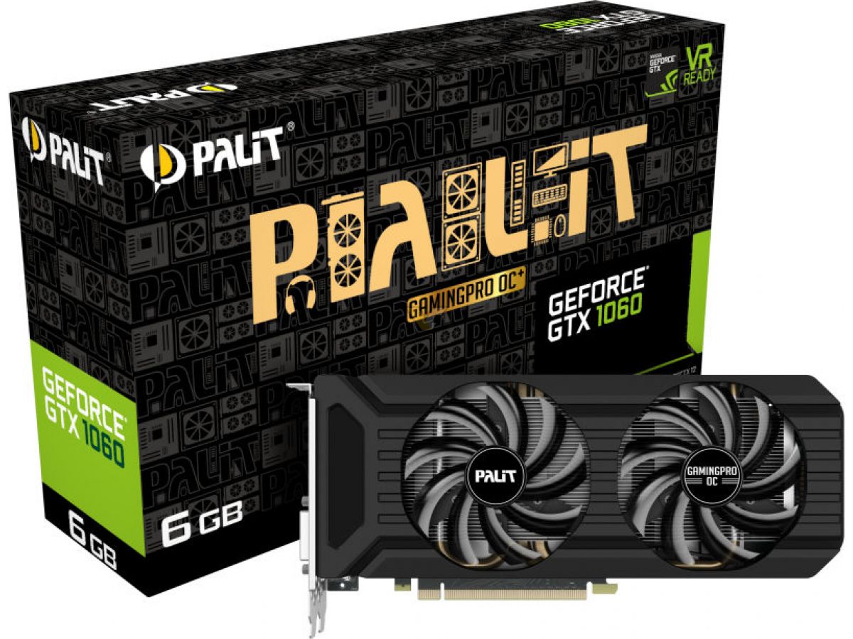 Palit launches GeForce GTX 1060 GamingPro OC+ with GDDR5X memory