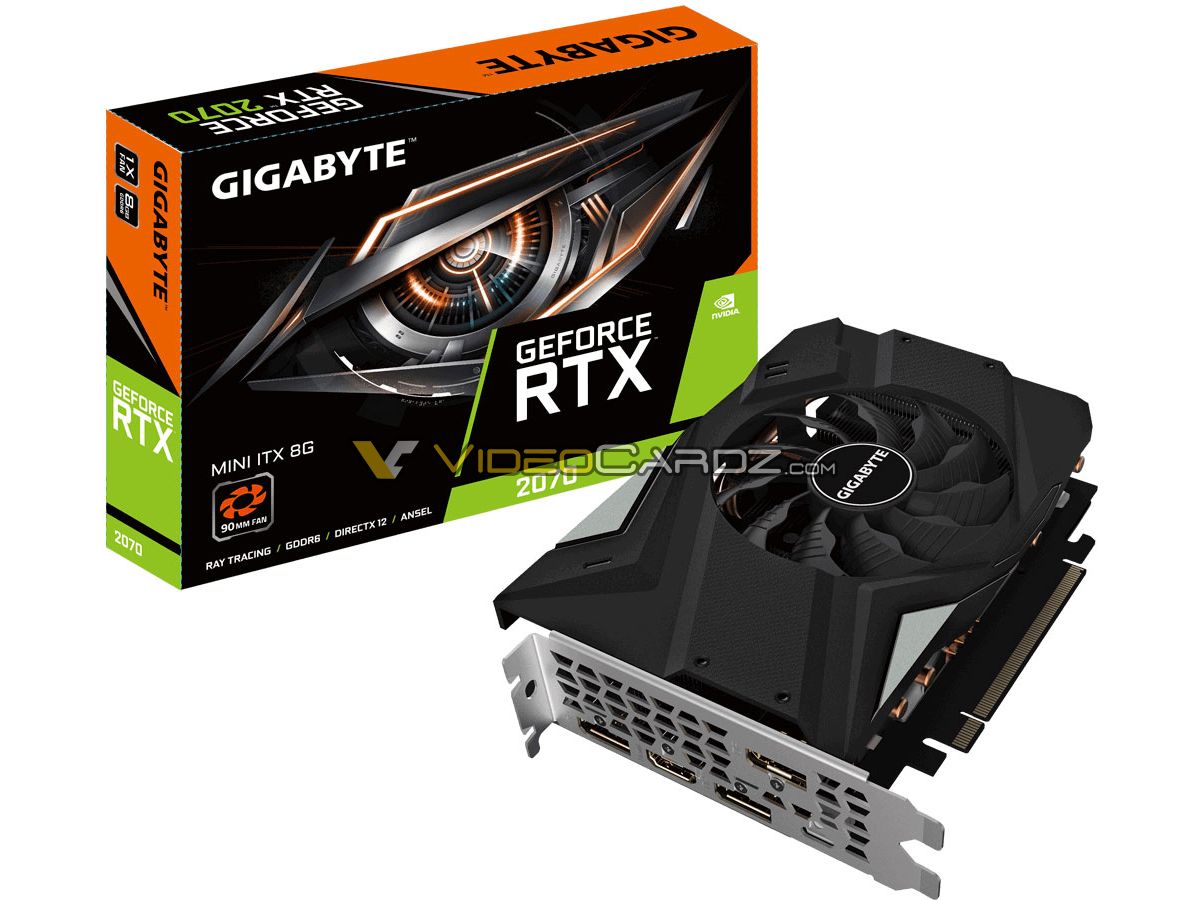 Gigabyte GeForce RTX 2070 Mini ITX pictured - VideoCardz.com