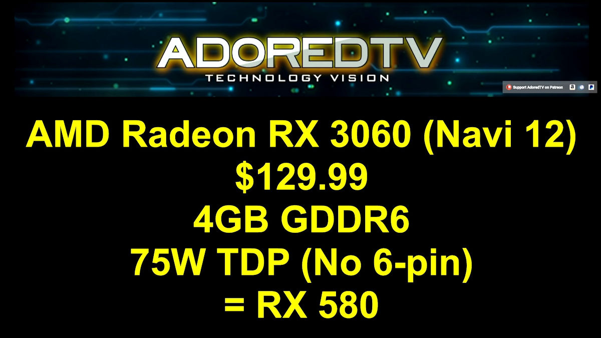 AMD to introduce Radeon RX 3000 series 