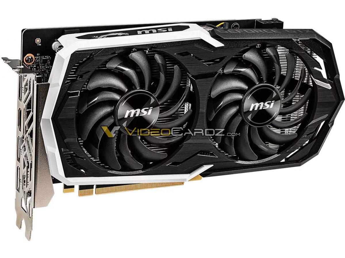 MSI GeForce GTX 1660 Ti GAMING X and ARMOR OC pictured 