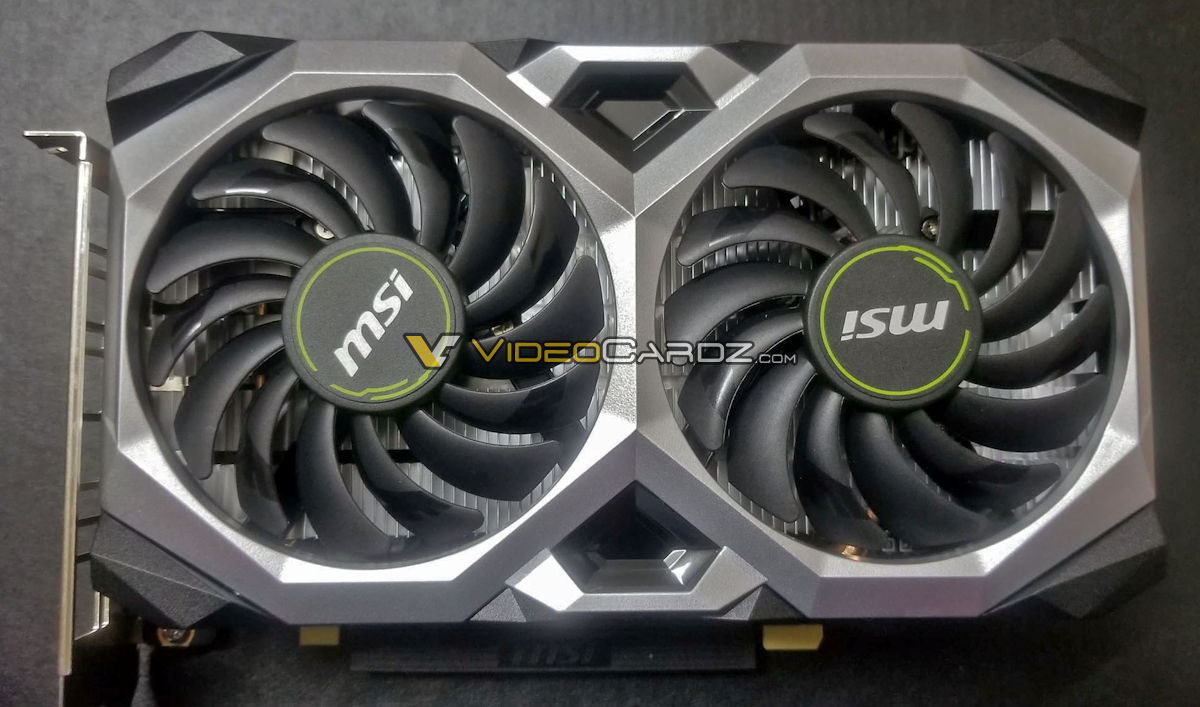 MSI GeForce 1660 Ti VENTUS and TU116 GPU pictured VideoCardz.com