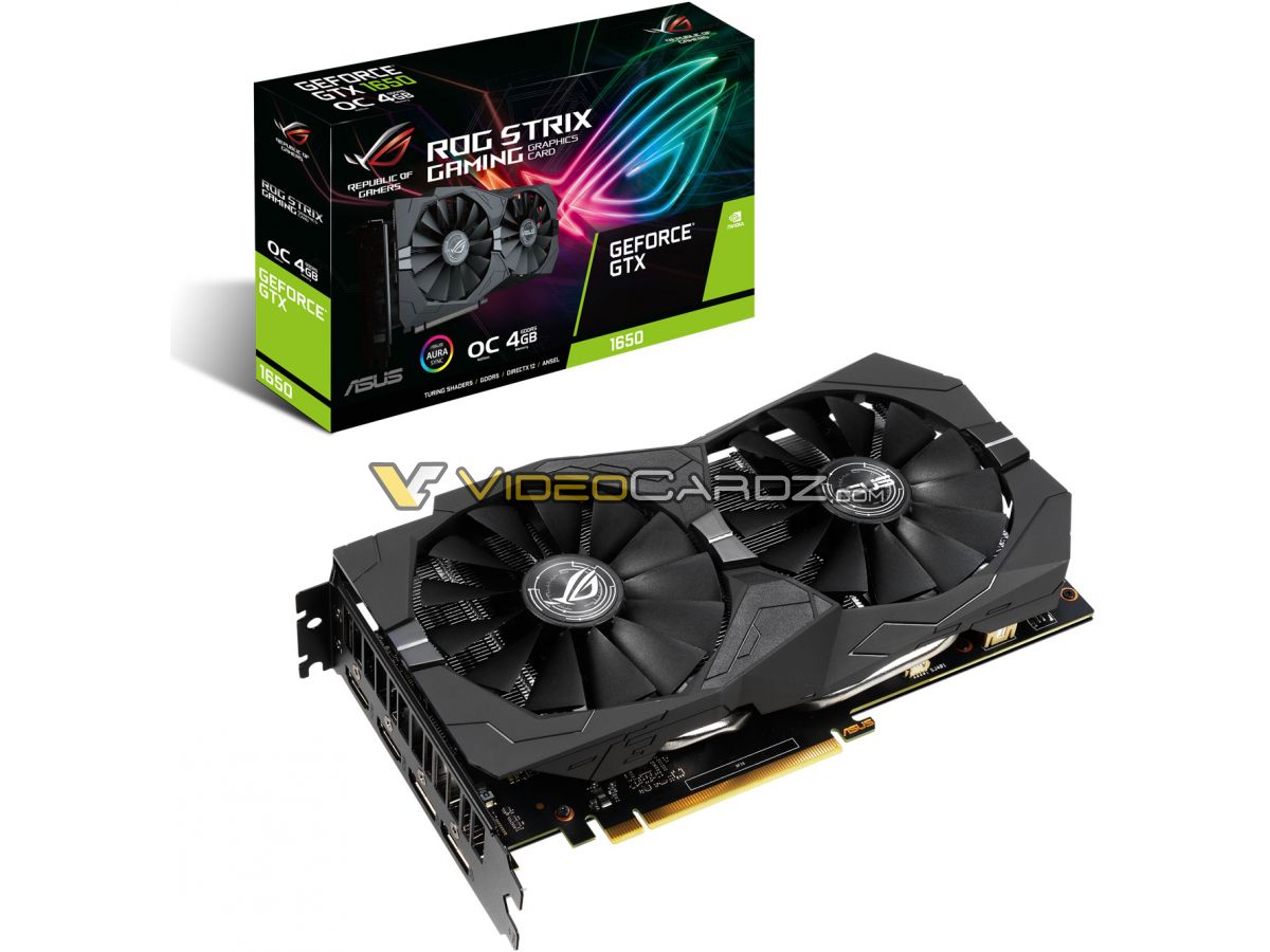 Asus Gigabyte And Msi Geforce Gtx 1650 Graphics Cards Pictured Videocardz Com
