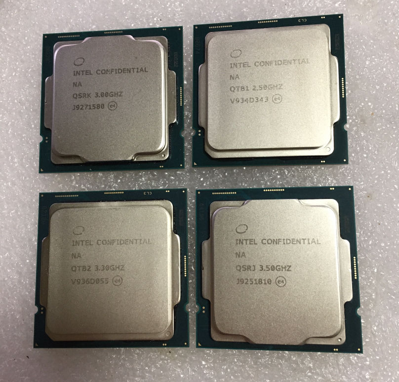 Intel Core i9-10900 (Comet Lake-S) 10-core processor pictured up