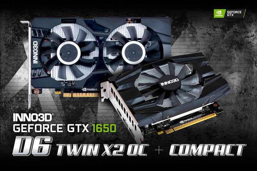INNO3D GeForce 1650 D6 X2 OC and Compact - VideoCardz.com
