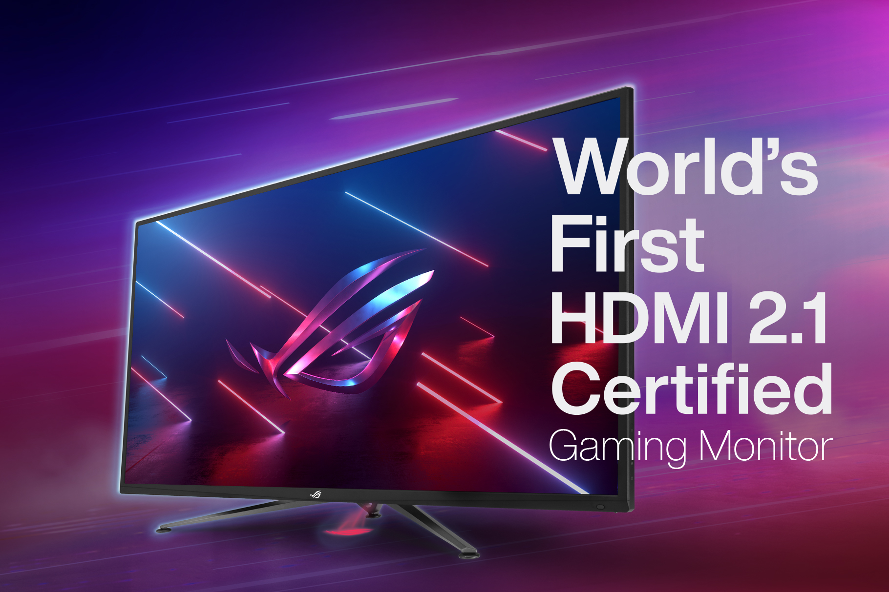 ASUS ROG announces world's first HDMI 2.1-certified 4K 120Hz gaming monitor  