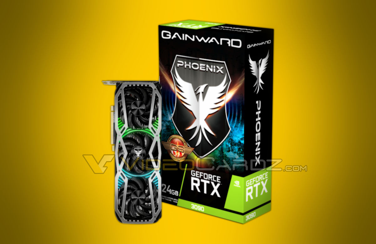 GAINWARD GeForce RTX 3090 and RTX 3080 Phoenix leaked, specs