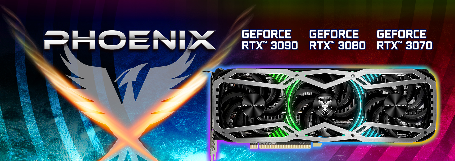 GAINWARD releases GeForce RTX 3090, 3080 and RTX 3070 Phoenix