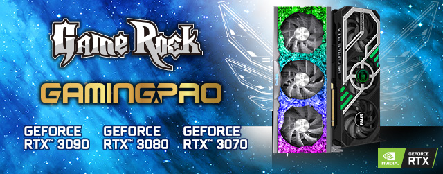 PALIT announces GeForce RTX 3090, 3080, 3070 GamingPro and GameRock series  - VideoCardz.com
