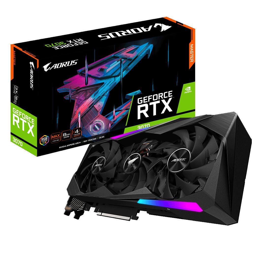 GIGABYTE launches GeForce RTX 3070 series graphics cards 