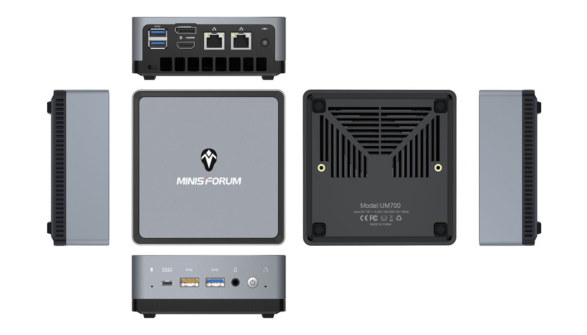 MINISFORUM announces EliteMini UM700 MiniPC featuring AMD Ryzen 3750H  processor - VideoCardz.com : r/Amd