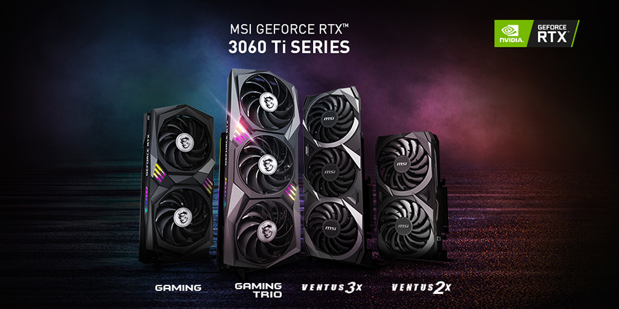 MSI unveils GeForce RTX 3060 Ti GAMING (Trio) and Ventus 3X/2X