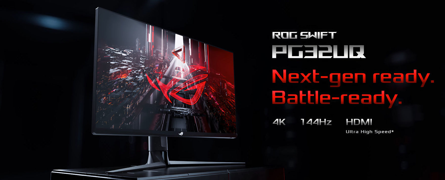 ASUS unveils ROG Swift PG32UQ 4K 144Hz HDMI 2.1 gaming monitor 