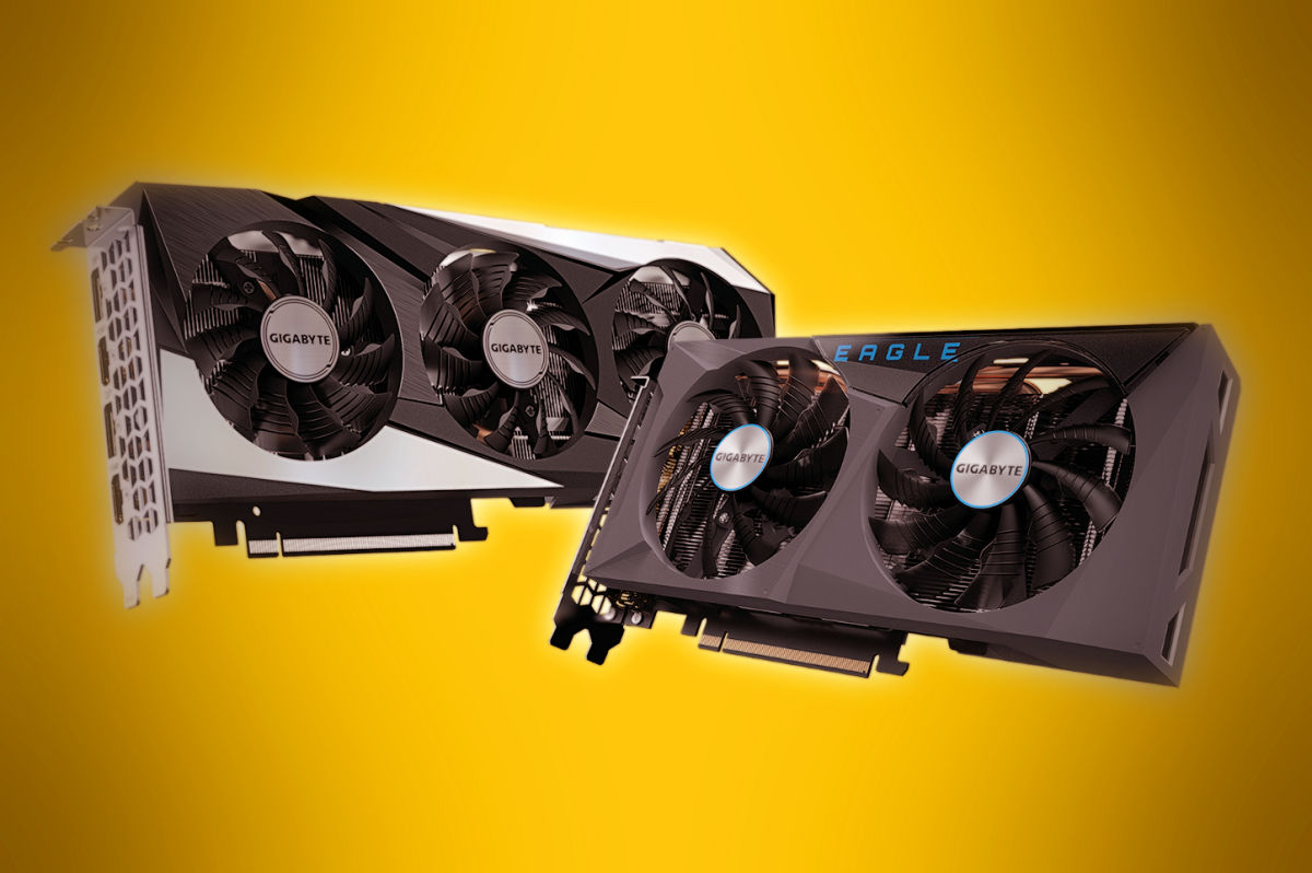Gigabyte GeForce RTX 3060 cards with 12GB GDDR6 pictured 