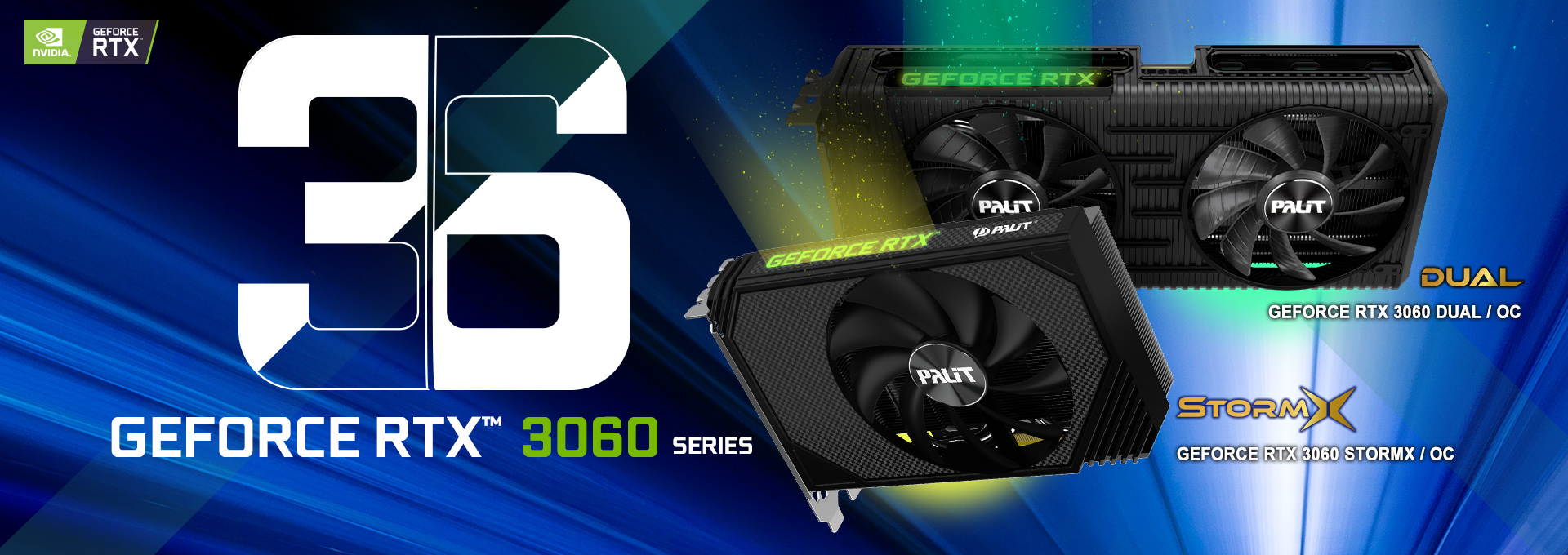 PALIT announces GeForce RTX 3060 Dual and StormX graphics cards