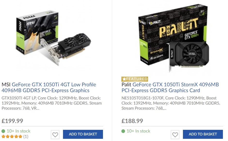 Nvidia Is Now Resupplying 4 Year Old Geforce Gtx 1050 Ti Pascal Gpus To Aibs Videocardz Com